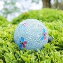 VCUTEKA Gazing Ball, 8" Glass Gazing Balls Sphere for Garden Lawn Outdoor Ornament Yard Decorative, Butterfly by CozyNest Decor