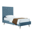 Crosby - Bed With Upholstered Headboard And Slats by HouseOfZazla
