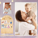 R HORSE My First Year Photo Display Wood Board, 3D Boho Sun Baby's First Year Picture Frame 12 Months Milestone Board Neutral Baby Keepsake Birthday Nursery Decor Gift for Boy Girl by TinyTreasures Baby Boutique
