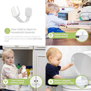 Baby Proofing Child Safety Locks (12 Pack) by Skyla Homes - The Safest, Quickest and Easiest 3M Adhesive Cabinet Latches, No Screws & Magnets, Multi-Purpose for Furniture, Kitchen, Ovens, Toilet Seats by TinyTreasures Baby Boutique