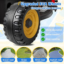 24V Ride On Tractor w/Tiltable & Detachable Trailer, 2x65W Motors, EVA Tires, Remote Control, Bluetooth, Shifter, Music, Electric Car for Kids Ages 2-5, Red by TinyTreasures Baby Boutique