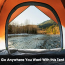MOON LENCE Instant Pop Up Tent for 3-4 Person - Automatic Portable, Windproof for Camping, Hiking, Mountaineering by TinyTreasures Baby Boutique