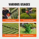 VEVOR Gas Hedge Trimmer 2 Cycle, 23.2-Inch 26cc Dual Sided Blade, Handheld, Lightweight, EPA, CE, EMC Certified, Ideal for Trimming Shrubs and Bushes, Includes Blade Cover, Gloves and Ear Protectors by GreenHaven Gardens
