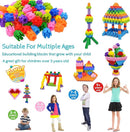 Kids Toys Interlocking Learning Set, STEM Construction Set - Ages 3+ STEM Toys 300 Pcs - 9 Colors by TinyTreasures Baby Boutique