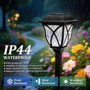 GIGALUMI Solar Lights Outdoor Waterproof, 8 Pack LED Solar Garden Lights, Outdoor Decorations, Garden Decor for Yard, Patio, Landscape, Planter, Walkway (Cold White) by CozyNest Decor