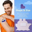 BioSwiss Bandages, Transportation Shaped Self Adhesive Bandage, Latex Free Sterile Wound Care, Fun First Aid Kit Supplies for Kids and Adults, 24 Count by TinyTreasures Baby Boutique