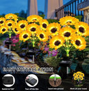 Solar Lights Outdoor Garden Decor,4 Pack with 24 Sunflower Lights,Solar Flowers Lights Waterproof,Sunflowers Gifts for Mom Women Grandma Birthday,Decorative Stakes Lights for Yard Patio Lawn by GreenHaven Gardens