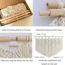 Achart Macrame Wall Hanging Large- Boho Wall Decor- large wall art- Wall Decor Living Room- Macrame Tapestry Boho Decor for Bedroom (Beige-Flower) by CozyNest Decor