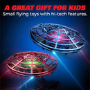 Force1 Scoot Duo Hand Operated Drone for Kids or Adults - 2pk Hands Free Motion Sensor Mini Drones, Easy Indoor Flying Ball Small UFO Toys for Boys and Girls (Red and Blue) by TinyTreasures Baby Boutique