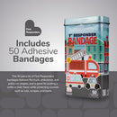 BioSwiss Bandages, First Responders Shaped Self Adhesive Bandage, Latex Free Sterile Wound Care, Fun First Aid Kit Supplies for Kids and Adults, 50 Count by TinyTreasures Baby Boutique