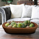 Royxen 8 Pack Wood Dough Bowl, Wooden Dough Bowls Paulownia, Rustic Bowl Vintage, Bowls for Candle (Brown, 9.7" x 6") by CozyNest Decor