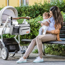 Momcozy Universal Stroller Organizer with Insulated Cup Holder Detachable Phone Bag & Shoulder Strap, Fits for Stroller like Uppababy, Baby Jogger, Britax, BOB, Umbrella and Pet Stroller by TinyTreasures Baby Boutique