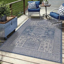 Keen Home Design Terrace Outdoor Area Rug - 9x12 Washable Indoor/Outdoor Rug for Patio, Kitchen, Balcony, Beach, Garden, Deck and Porch, Size: 8'10"x12' by CozyNest Decor