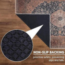 Keen Home Design 2x3 Rug - Machine Washable Entry Rug with Non-Slip Backing, Ideal for Enteryway, Kitchen, Bathroom, Laundry Room - Vintage, Easy Clean, Durable, Low Pile Rug - (2' x 3') by CozyNest Decor