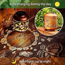 2 Pack Butterfly Outdoor Solar Hanging Lanterns Waterproof LED Solar Lights Metal Decorative Lanterns for Garden, Patio, Courtyard, Backyard, Yard Decor Unique Butterfly Gifts for Women Gardening by GreenHaven Gardens