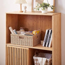 OIAHOMY Wicker Basket, Paper Shelf Basket with Built-in Handles, Rectangular Wicker Storage Bin for Pantry, Shelves, 1 Pack-Yellow by TinyTreasures Baby Boutique