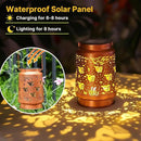 Whale Solar Lanterns Outdoor Waterproof Hanging Sunflower Solar Lights Gifts for Women Men Metal Decorative LED Lanterns Outside for Garden, Yard, Patio, Lawn, Porch, Backyard by GreenHaven Gardens