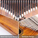 Kalimba Thumb Piano 17 Keys, Portable Mbira Finger Piano Gifts for Kids and Adults Beginners Wood by TinyTreasures Baby Boutique