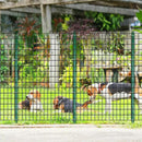 ARIFARO Sturdy Duty Metal Fence Posts 6 Feet assemblable,Pack of 10,No Digging Garden U Post for Wire Fencing Steel Poles for Yard, Outdoor by CozyNest Decor