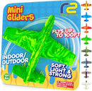 Foam Airplanes - Stocking Stuffers for Kids All Ages 4 5 6 7 8 9 10 Year Old - Best Toy Gift - Boy Toys Stocking Stuffer Gifts - Air Plane Gift Idea - Easter Basket Gifts for Boys & Girls Party Favors by TinyTreasures Baby Boutique