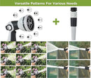 Tuyeho Retractable Garden Hose Reel 100FT, Wall Mount Heavy Duty Water Hose Reels with Automatic Slow Rewind System, Outdoor Hoses Reel with 2 Hose Nozzles for Garden Watering, Car Wash, Pet Shower by GreenHaven Gardens