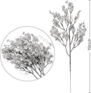 Sggvecsy 15 Pcs Babys Breath Artificial Flowers Gypsophila Bouquets Bulk Real Touch Fake Silk Flowers for Home DIY Floral Arrangement Table Centerpiece Fall Thanksgiving Autumn Decoration (Grey) by CozyNest Decor