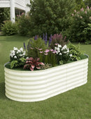 6x3x2 ft Raised Garden Bed,Galvanized Raised Planter Boxes Outdoor with Easy Assembly, Large Garden Bed for Vegetables, Fruits, Flower,Raised Garden Bed,Beige by GreenHaven Gardens