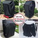 Unicook 32 Inch Small Grill Cover, Heavy Duty Waterproof 2 Burner Gas BBQ Cover, Compatible with Weber Char-Broil Nexgrill KitchenAid Grills with Both Side Tables Down, All Weather Protection by GreenHaven Gardens