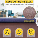 Marine Carpet,6 FT x 18 FT Deep Blue Indoor Outdoor Carpet 0.2" Thick Boat Carpet with Water-Proof TPE Backing, Non-Slide Outdoor Marine Carpet Roll for Home, Patio, Porch, Deck by CozyNest Decor