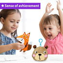 KRAFUN My First Sewing Animal for Kids, Beginner Art & Craft, 5 Easy Activities Stuffed Animal Dolls, Keyring Charms, Instructions & Felt Materials for Learn to Sew, Embroidery by TinyTreasures Baby Boutique