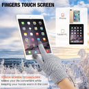Geyoga 2 Pairs Women's Winter Touch Screen Gloves Soft Warm Fleece Lined Knit Elastic Cuff Winter Texting Gloves by TinyTreasures Baby Boutique