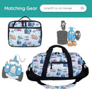 Wildkin JumpOff Jo 12-inch Kids Backpack – Lightweight, Durable Toddler Bag - Jo's Garage by TinyTreasures Baby Boutique