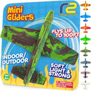 Stocking Stuffer Gifts For Boys&Girls: Foam Airplane Toy Glider Plane Styrofoam Airplanes for Kids. Launcher Air Planes Outdoor Army Toys. Military Gliders Game & Stocking Stuffers for All Ages by TinyTreasures Baby Boutique