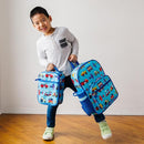Wildkin ECO rPET Kids Backpack – Recycled, Padded, Adjustable for School & Travel – Trains, Planes & Trucks by TinyTreasures Baby Boutique