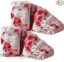 Wholelovein 2 PCS Halloween Creepy Cloth 800 Inch Bloody Scary Blood Gauze Bandages Decorations by CozyNest Decor