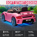 Licensed RUF CTR3 12V Kids Ride On Car with Parent Remote Control, MP3 Player, Battery Powered Electric Toy with 2 Motors, 3 Speeds, LED Lights - Pink by TinyTreasures Baby Boutique