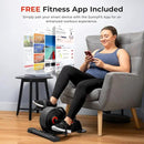 Sunny Health & Fitness Dual Function Under Desk Pedal Exerciser, Portable Indoor Cardio Mini Bike at Home, Arm/Leg Cycle for Seniors, Optional Magnetic, Motorized & Free SunnyFit App Bluetooth Connect by CozyNest Decor