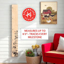 Wooden Growth Chart – Kids Height Chart, Wall Measurement for Kids, Height Chart for Wall, Growth Ruler for Children – Farm Animals, Natural - 63" x 6.7" by TinyTreasures Baby Boutique