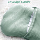 Hooyax Baby Lounger Cover 2 Pack - 100% Muslin Cotton Newborn Lounger Pillow Covers Only, Soft Breathable Infant Lounger Cover with Reinforced Stitching, Fits Most Standard Baby Loungers (Green Wheat) by TinyTreasures Baby Boutique