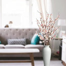 4Pcs Cherry Blossom Branches Artificial Flowers for Spring Summer Indoor Decoration,Faux Long Stem Artificial Flowers for Wedding Home Office Bedroom Party Table Centerpieces Decor (Pink) by CozyNest Decor