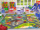 KC Cubs 3x5 City Streets Car Road Rug – Educational Non-Slip Play Mat for Kids, Toddlers, Nursery, Classroom, Playroom, Baby Daycare, Boy Girl Carpet by TinyTreasures Baby Boutique