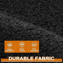 Mibao Dirt Trapper Door Mat for Indoor Outdoor, Waterproof All-Season, All-Weather Doormat, Heavy Duty Non-Slip Entrance Rug, Low Profile Absorbent Entrance Mat Carpet, 36" x 48", Black by CozyNest Decor