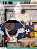 FANKANG Rectangular Laundry Basket Nursery Storage Fabric Storage Bin Storage Hamper,Gift Baskets(Navl-ball game) by TinyTreasures Baby Boutique