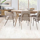 Area Rugs 8x10 Living Room: Washable Rug Modern Abstract Large Rugs Soft Non Slip Neutral Rug Stain Resistant Indoor Carpet for Bedroom Kitchen Dining Room Table Nursery Home Office Rugs(Beige,8'x10') by TinyTreasures Baby Boutique