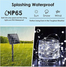 Solar String Lights Outdoor, 4 Pack Each 100 LED Solar Christmas Twinkle Lights Outside, Waterproof Copper Wire with 8 Modes Solar Fairy Lights for Garden Yard Tree Wedding Christmas Decor(Cool White) by GreenHaven Gardens