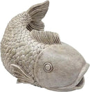 Fish Statues Gutter Downspout Extension Statues Garden Decoration,Resin Statue Outdoor Decor,Animal Downspout Diverter,Decorative Gutter Extension,3"×4" Downspout Extender Diverter Splash Block by GreenHaven Gardens