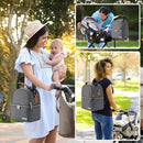 Breastmilk Cooler Bag with Ice Pack Fits 6 Baby Bottles up to 9 Ounce, Breast Milk Pump Cooler Bag with Shoulder Strap for Nursing Mom Daycare, Work, Travel- Dark Grey by TinyTreasures Baby Boutique