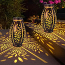 pearlstar 2 Pack Solar Lanterns Hanging Light Outdoor Waterproof Decorative Metal Solar Lamp for Table Garden Yard Patio Pathway,Copper,Birthday Gifts for Women Mom Men,Flower by GreenHaven Gardens