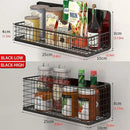 Magnetic Basket Magnetic Fridge Organizer Magnetic Pencil Holder Whiteboard Accessories Home Kitchen Organization (Black-High) by CozyNest Decor