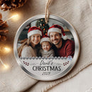 Personalized Baby’s First Christmas Photo Christmas Ornament 2025 - My First Holiday Keepsake - Custom Newborn Ornament - Sweet Gift for New Parents Mom Dad - Baby Holiday Memory Decoration by TinyTreasures Baby Boutique